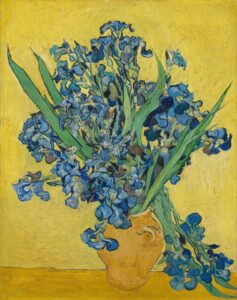 Lukisan Sejarah Seni Artis Van Gogh "Irises"